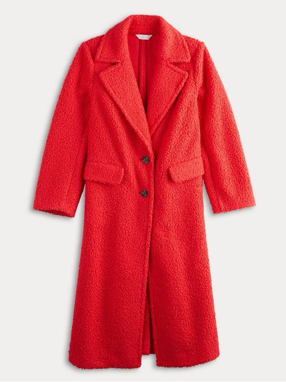 LC Lauren Conrad midi teddy coat size XS